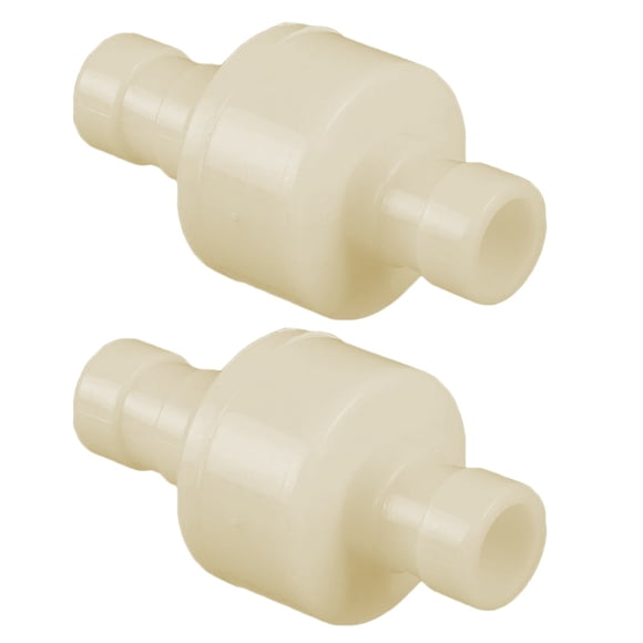 Válvula de retención universal para dispensador de agua (2 unidades), antirreflujo, unidireccional, para agua potable segura, a prueba de fugas, adaptador de manguera.