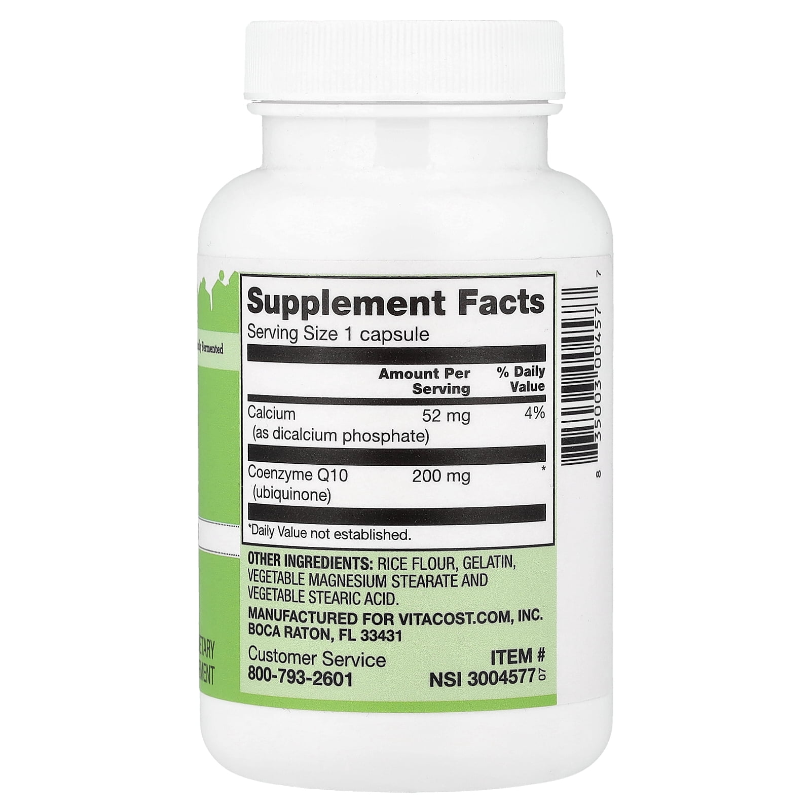 Vitacost CoQ10, 200 mg, 120 Capsules