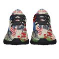 thumbnail image 5 of Memorial Day Remember Soldiers Always Remember Our Heroes Veteran Shoes Sneakers Black Size 4, 5 of 7