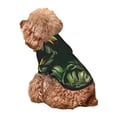 thumbnail image 5 of Xecao Palm Leaves And Exotic Birds Pattern Sweatshirts Winter Pet Dog Hoodie Puppy Coat Dog Sweaters Dog Clothes with Hat Dog Clothes Costume Outfit,Small Pets Wear-Medium, 5 of 7