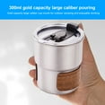 thumbnail image 5 of Insulated Stainless Steel Coffee Mug with Lid, Stackable Travel Coffee Cup, Versatile Coffee Cup Supports Cold and Hot Drinks,Coffee Tumbler Flaskap Slim Cup Camping Mug Tea Cups Beer Mug, 5 of 8