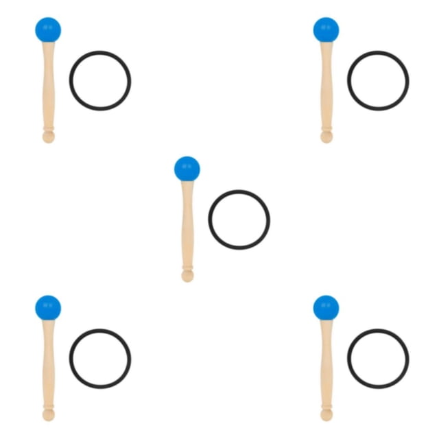 Advancent Crystal Bowl Knocking Stick Instrumento de percusión Accesorios Mallet Therapy Drumstick Yoga Regalo de Navidad Azul Type2 NO2