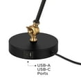 thumbnail image 5 of 360 Lighting Taurus Industrial Rustic Desk Lamp 20" High Black Gold with USB Charging Port Adjustable for Bedroom Living Room Bedside Nightstand House, 5 of 9