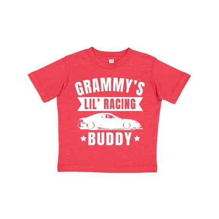 

Inktastic Grammys Lil Racing Buddy Gift Toddler Boy or Toddler Girl T-Shirt