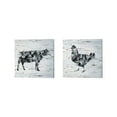 thumbnail image 1 of Great Art Now Filigree Cow & Chicken on Wood by Piddix 2 Piece Canvas Art Set Each 14"W x 14"H, 1 of 4
