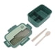 thumbnail image 3 of Fiambrera Portátil De 1500ml, Contenedor De Alimentos Compartimentado De Plástico Térmico Con Palillos Y Cuchara Para Viajes Escolares Y De Oficina, 3 of 7