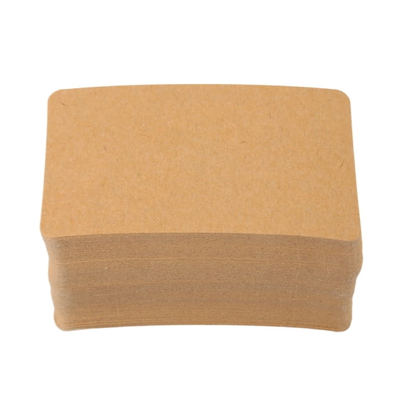 NFTIGB Cardstock Paper Printable Thick Kraft Blank Postcards Set for DIY Greeting Card Wedding Invitation Notecard Brown 3.5x2.1in / 9x5.4cm, 350gsm, 100pcs