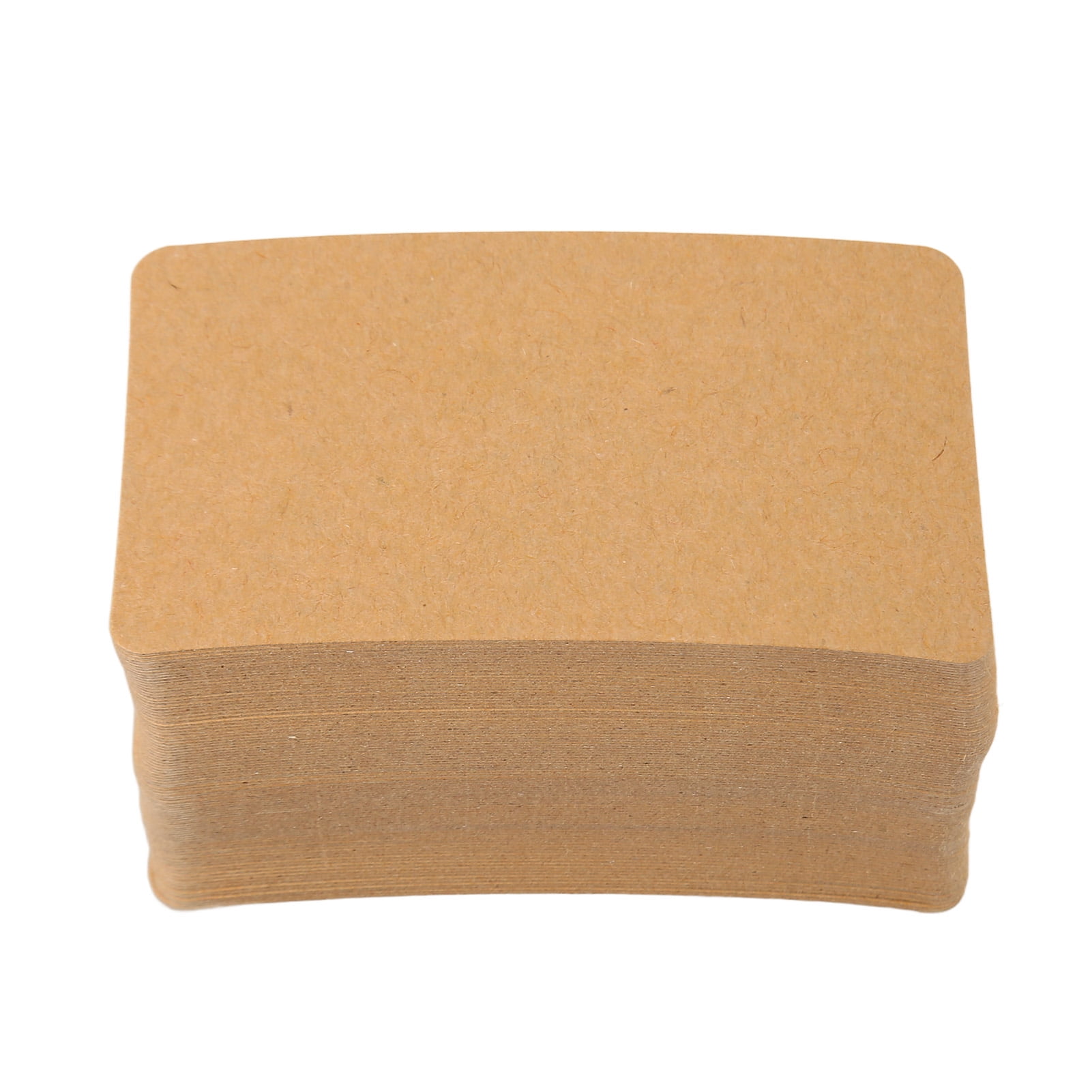 NFTIGB Cardstock Paper Printable Thick Kraft Blank Postcards Set for DIY Greeting Card Wedding Invitation Notecard Brown 3.5x2.1in / 9x5.4cm, 350gsm, 100pcs