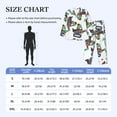 thumbnail image 6 of Kll Dinosaur On Excavator2 Sleepwear Mens Flannel Pajamas,Long Cotton Pj Set, 6 of 9