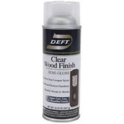 Deft Interior Clear Wood Finish Semi-Gloss Spray, 12.25-Ounce Aerosol