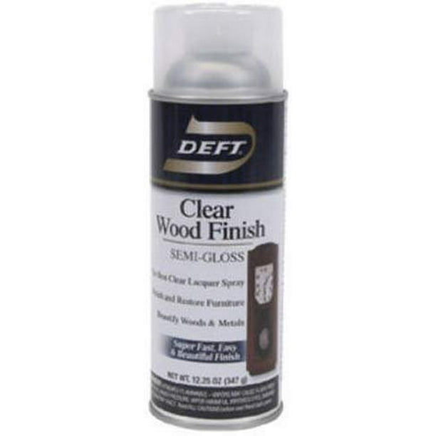 Deft Interior Clear Wood Finish SemiGloss Spray, 12.25Ounce Aerosol