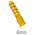 thumbnail image 1 of pitrice 50 Set M6 Frame Fixings Expansion Tube Anchors Nails Plug Bolt Screws, 1 of 9
