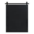 thumbnail image 4 of Kate and Laurel Cates Farmhouse Vertical Mirror with Shelf, 24 x 31, Black, Decorative Rustic Wall Mirror with Functional Shelf for Storage and Display, 4 of 8