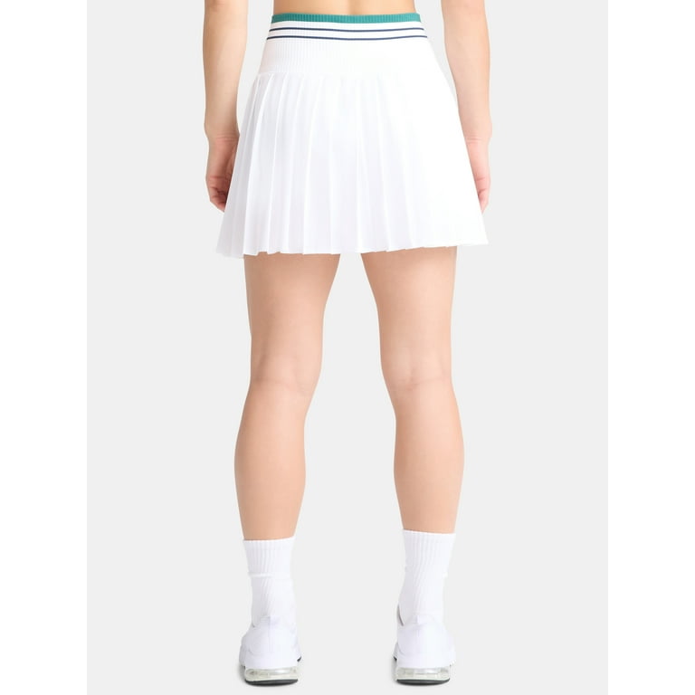 Avia Women's Seamless Pleated Tennis Skort with Built-in Shorts