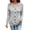 Gray Blouse, variant on Qgtaibl Hooded Tops for Women Ribbed Knit Raglan Long Sleeve Pullover Shirts Soft Stretchy Decorative Button Tunics Pink S