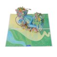 thumbnail image 1 of Happy Birthday Cards3D Greeting Cards Spring D Greeting Cards D Flower Bike Card Unbeatable Value, 1 of 8