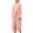 Pink a2, variant on qolati Womens Waffle Knit Robe Soft Long Sleeve Bathrobe Sleepwear Lightweight Female House Spas Robe Mid Length Loungewear with Pockets