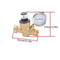 thumbnail image 3 of Scienceny Regulador de presión de agua para autocaravanas con manómetro, filtro de pantalla de entrada de interfaz roscada, accesorios de válvula Herramientas eléctricas Scienceny TO008750-00B, 3 of 6