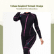 thumbnail image 3 of Traje de buceo para mujer L Mujeres Negras, 3 of 5