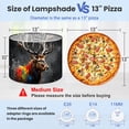 thumbnail image 2 of Lampshades 2 Pack Colorful Stag Vibrant Paint Splashes Dramatic Antlers 13"x13"x10" Light Shade for Table Lamps Floor Lamp Shades Lampshade Replacement Easy Assembly Whimsical Aesthetic for Nursery, 2 of 8