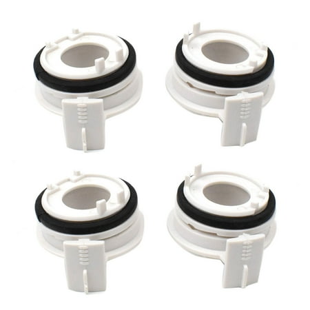 

4Pcs H7 HID LED Bulb Base Adapter Holder ABS Plastic for - E46 3 Series 325I 330Ci 330I 2001-2006 323I 328I 99-00
