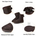 thumbnail image 5 of Snow Boots for Women, Warm Boots Waterproof Short Winter Boots Side Zipper Anti Slip Boots Ankle Snow Bootie Comfort Shoes, 5 of 8