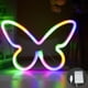 thumbnail image 1 of Letrero de neón LED con luz nocturna, alimentado por USB o 3 pilas AA, para decoración de pared, luz de neón rodante, letrero LED brillante, decoración moderna para dormitorio, marco de, 1 of 8