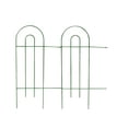 thumbnail image 2 of Panacea Metal Wire Folding Garden Border Fence, 32" H x 8' L, Green (Set of 4), 2 of 6