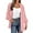 Pink, variant on Ofreoo Plus Size Sweaters for Women Fashion Winter Loose Solid Long Sleeve Cardigan,Holiday,Wedding,Party ,on Clearance