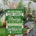 thumbnail image 5 of Costeam Lucky Clover St. Patrick's Day Garden Flag, Double-Sided Outdoor Yard Banner, Irish Festival Decorative Flag, 5 of 6