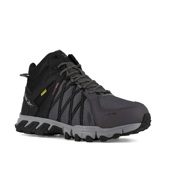 Zapatos de seguridad Reebok Work Trailgrip para hombre, punta de aleación, gris/BL