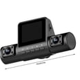 thumbnail image 3 of 4 Channel Dash Cam Front Rear Left Right 1080P Dash Camera For Cars Dashcam 4 Way Car Camera With IR Night Vision Loop Recording Motion Detection Flye, 3 of 5