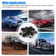 thumbnail image 4 of 30pcs General Purpose Vehicle Door Absorber Collision Avoidance Buffer Sound Attenuation And Sound Insulation Self-adhesive Gasket, 4 of 9
