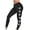 Black-D, variant on Leggings for Women 2024 Casual Comfy High Waisted Baseball Print Yoga Leggings Workout Running Stretchy Pants 2XL Black