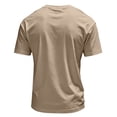 thumbnail image 6 of Trgacdwlo S-4XL Big and Tall T Shirts for Men V Neck Short Sleeve Shirts for Men Gym Workout Summer Quick Dry Khaki Shirts for Men, 6 of 6