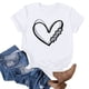 thumbnail image 4 of Fiudx Ofertas Flash Artículos En Oferta Blusa Informal de Manga Corta con Estampado de Cuello Redondo para Mujer, 4 of 4