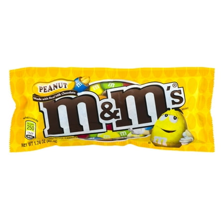 M&Ms Peanut Butter Chocolate Candies - 1.74oz