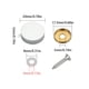 thumbnail image 5 of Tornillo para espejo Armario Espejo Mesa de té Tapa de cristal Tapa de fijación Tornillo Clavos Hardware, 20 mm seitruly HA000845-05, 5 of 6