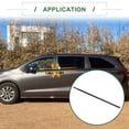 thumbnail image 3 of Sello de ventana Weatherstrip Unique Bargains para Toyota Sienna 2011-2020 PVC Acero inoxidable delantero izquierdo No.6821008020 1pc, 3 of 6