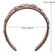 thumbnail image 5 of Light Brown Rhinestone Headband for Decoration Delicate Hair Hoops Women Girls Accessories 0.5 Inch, 5 of 5