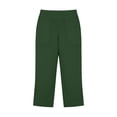 thumbnail image 4 of SNKSDGM Women's Plus Work Pants Women Stretch Straight Leg Women's Pants Casual Jeans Women's Lightweight Casual Plus Size White Loose Fit High Waisted Crop Pants, 4 of 5