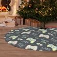 thumbnail image 6 of Sikiie Gamers 30-48 inches {designName} Print Christmas Tree Skirt Snowman Xmas Tree Skirt with Edge Christmas Decorations for Holiday Party, 6 of 7
