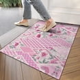 thumbnail image 4 of Pioneer Flower Floral Print Pattern Door Rugs,Washable Non Slip Door Mats Indoor,Decorative Door Mats,Entry Mat Indoor for Entrance,Bedroom,Kitchen,Bathroom,17"x30", 4 of 6