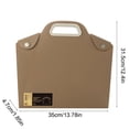 thumbnail image 4 of Sentmoon Dossier de Documents Important Pochette Imperméable Sac de Fichiers Translucide Sac d'Archive Grande Capacité Rangement de Données Livre de Transport pour Réunions d'Affaires, 4 of 7