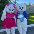 thumbnail image 3 of Mascota de oso de peluche, conejito, boda, publicidad, evento, disfraz, fiesta, espectáculos de anime, accesorios sorpresa para adultos, 3 of 5