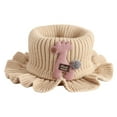 thumbnail image 1 of Kids Knitted Scarf Windproof Cartoon Warm Winter Circle Scarf Winter Neck Gaiter, 1 of 10