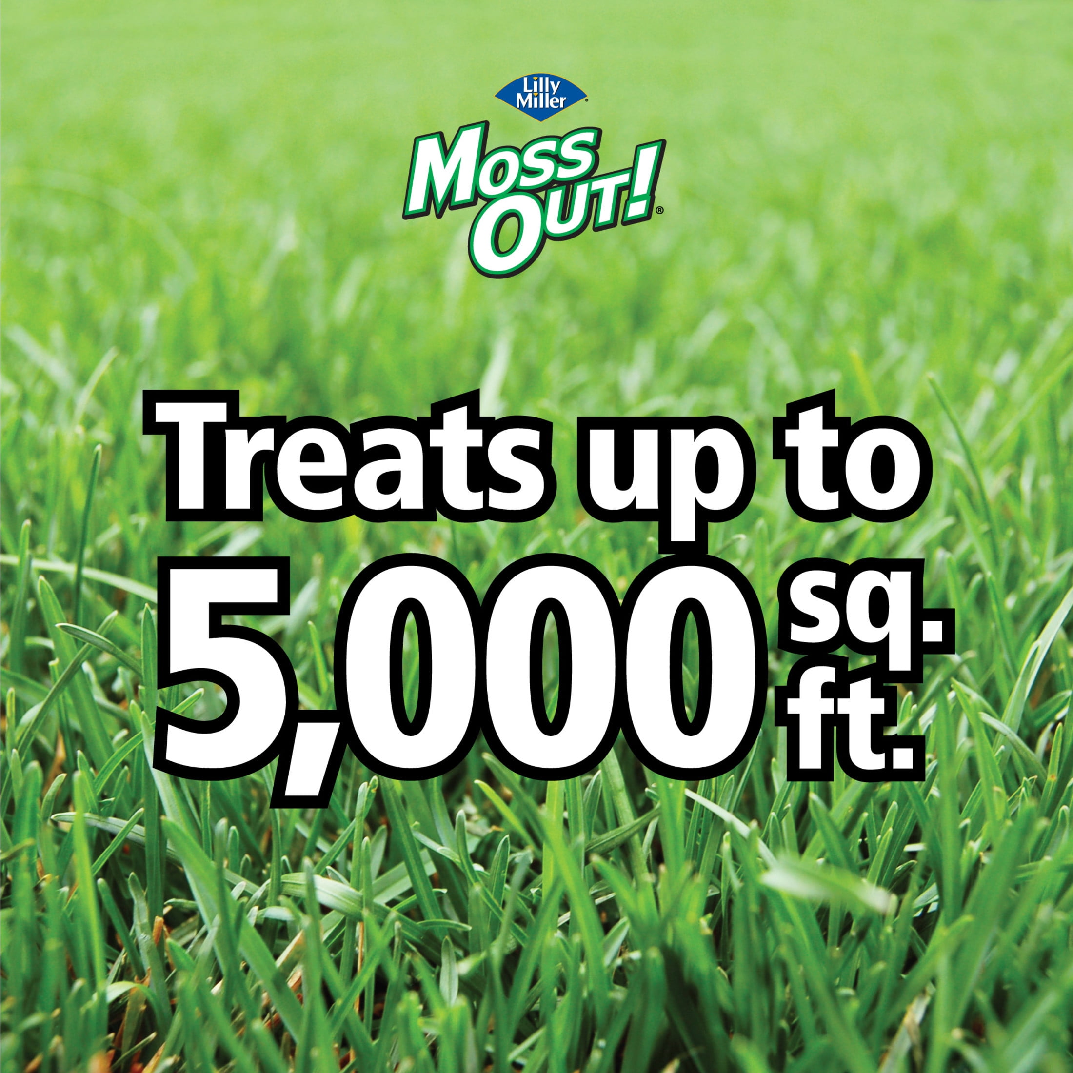 Lilly Miller Moss-Out Plus Lawn Fertilizer, 20 lb., Covers up to 5,000 sq. ft.