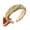 Green, variant on Wide-brimmed Headband Organza Satin Twist Design High Volume Women Hair Hoop Face Shaping Hair Accessory