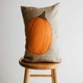thumbnail image 5 of Primitive Flat Fall Pumpkin Lumbar Pillow Cover | 18x12 Thanksgiving Décor | Fall Decor | Room Decor | Decorative Pillows | Gift for her, 5 of 7