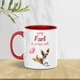 thumbnail image 2 of Every Fart is Love Note Chihuahua Guilty Face Happy Valentine's 11oz Accent Two-tone Mug Dog Lover Gifts Idea Coffee Tea Cup - 01016, 2 of 5